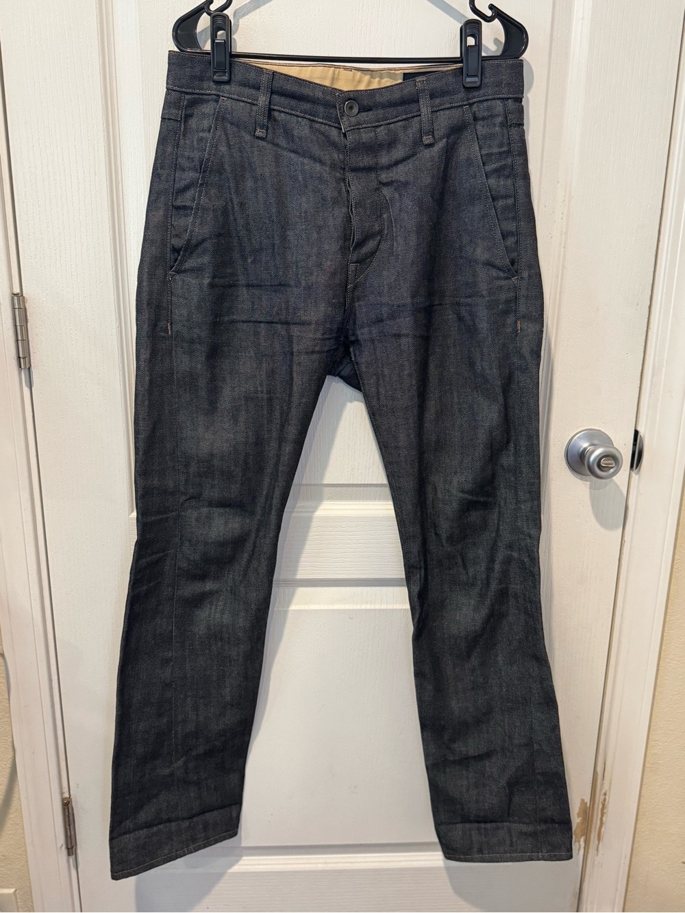 rag & bone Men's Charcoal Straight Jeans